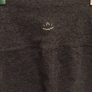 Beyond yoga Spacedye 7/8 high waist Balck/charcoal